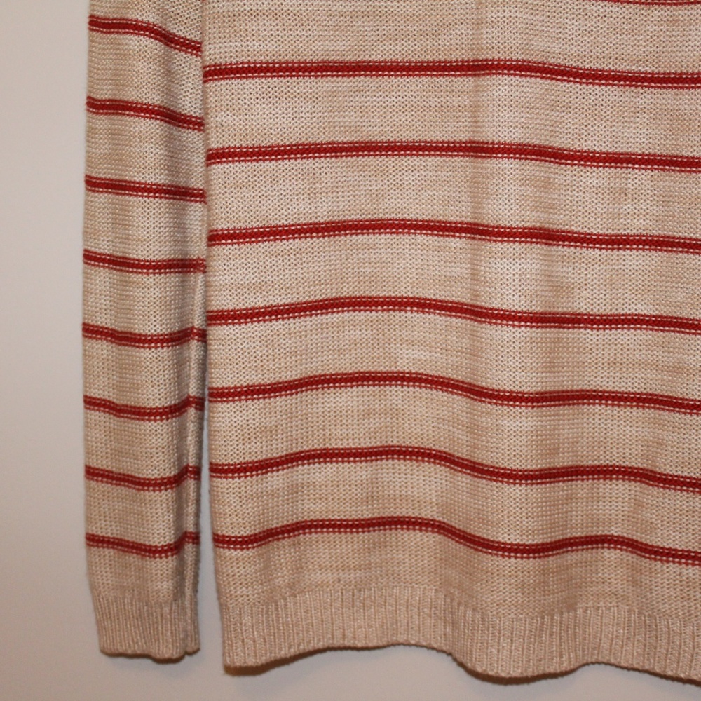 Red Striped Sweater - Picture 2 of 4
